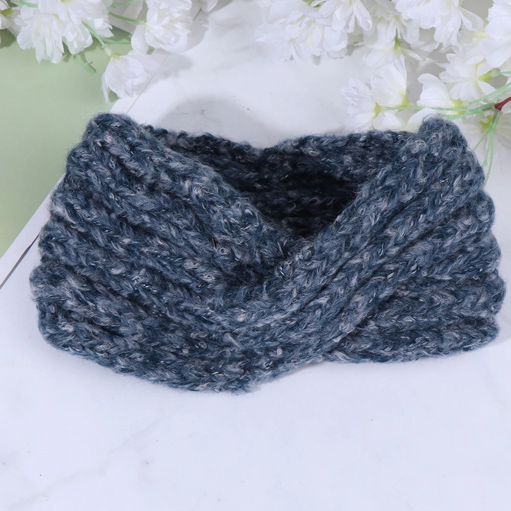 

Elastic Turban Head Wrap Wide Headband Fabric to Weave Fashion Headbands Woman Women Ear Warmers