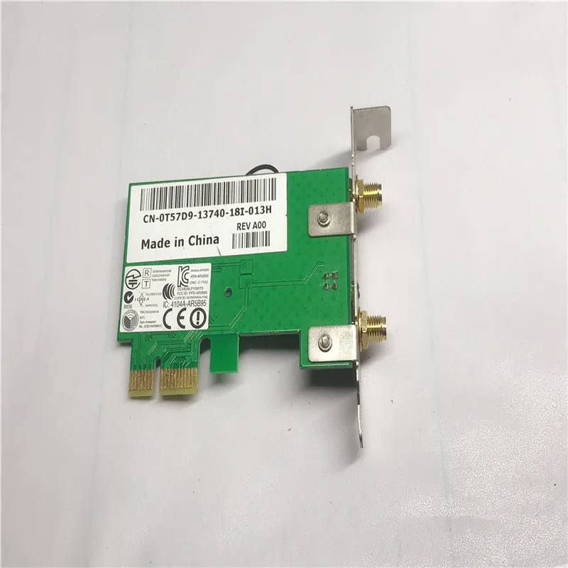 FORDell 0T57D9 DW1502 802.11b G NWiFi Nirkabel Semi-mini Kartu PCI-E AR5B95