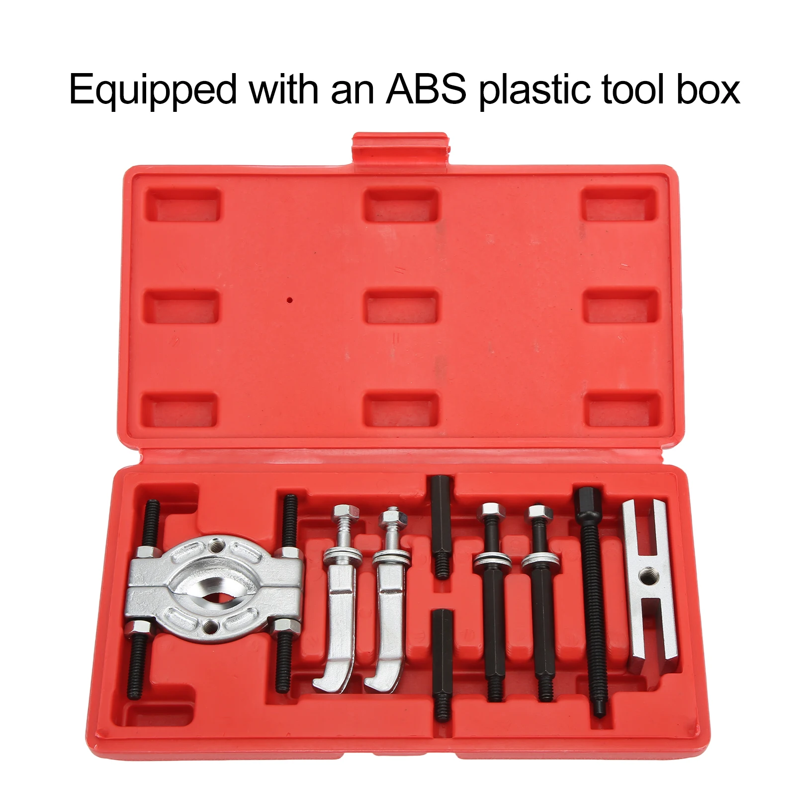 9pcs Bearing Separator Puller Set Portable Bearing Removal Tool Kit Metal Bearing Splitter