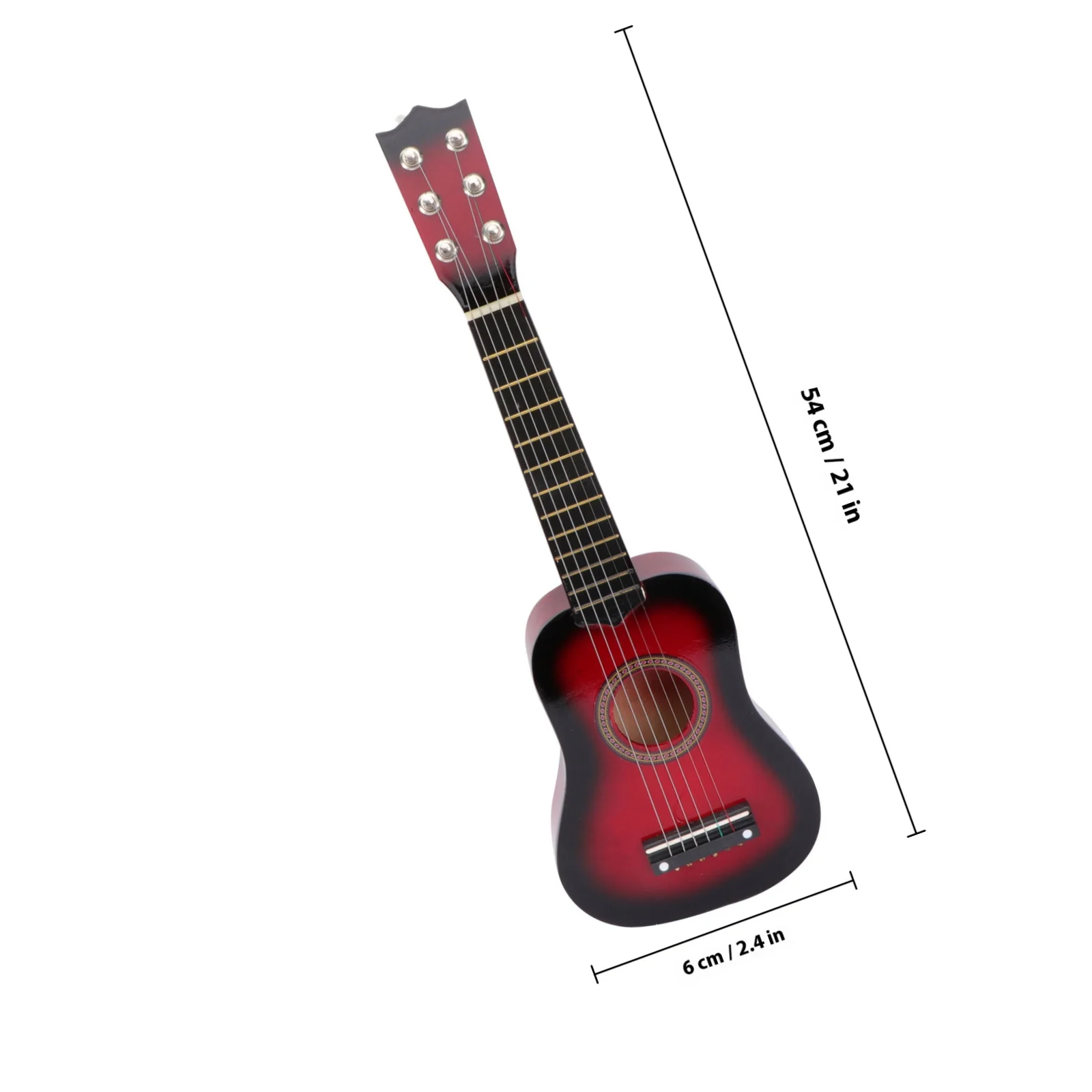 Inch Kids Guitar Red Portable Wooden Acoustic Musical Musical Instrument Instrument For Children Creative Gift