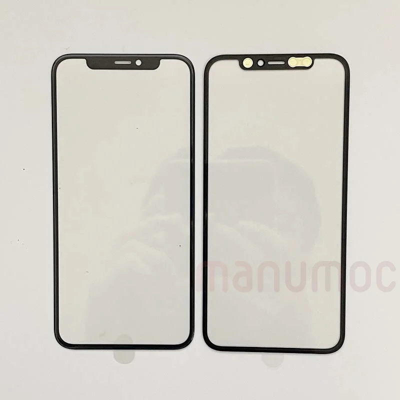 5pcs Grade A+ Front Screen Outer Glass With OCA For iPhone X XS MAX XR 11 Pro Max 12mini 12 Pro max 13 14 Plus 15 Phone Repair