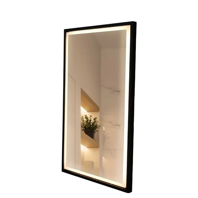 Smart LED Full Length Mirror Bathroom Wall Mounted Dresser Backlit Vanity Mirror with Integrated Lighting