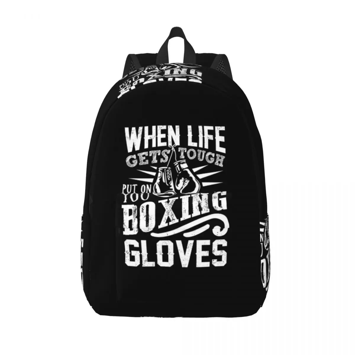 Guantoni da boxe Zaino per studenti Borsa da scuola Zaino da viaggio per escursionismo per borse a tracolla per libri alla moda per ragazzi e ragazze