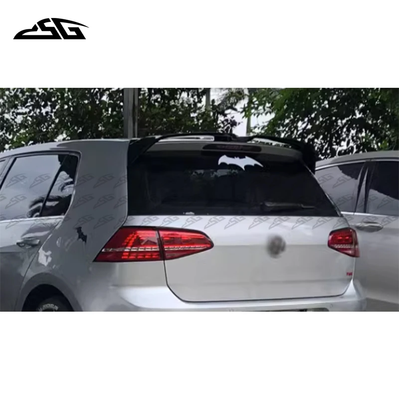 

For Volkswagen Golf 7 OET Carbon Fiber Rear Trunk Lid Spoiler Guide Wing Lip Rear Wing Car Tail Wing Body Kit