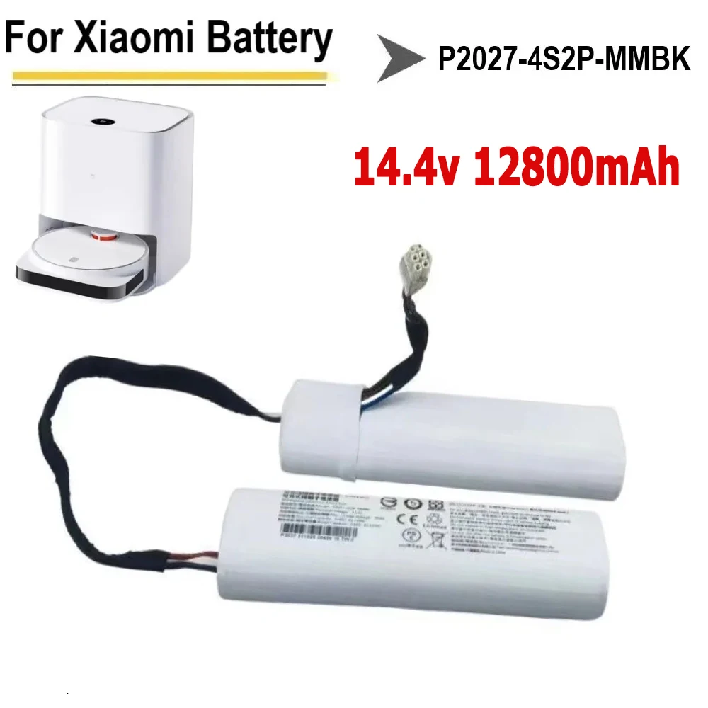 

100%Original 12800mah For Xiaomi Mijia STYTJ06ZHM No Wash pro/2pro Sweeping and mopping integrated robot battery