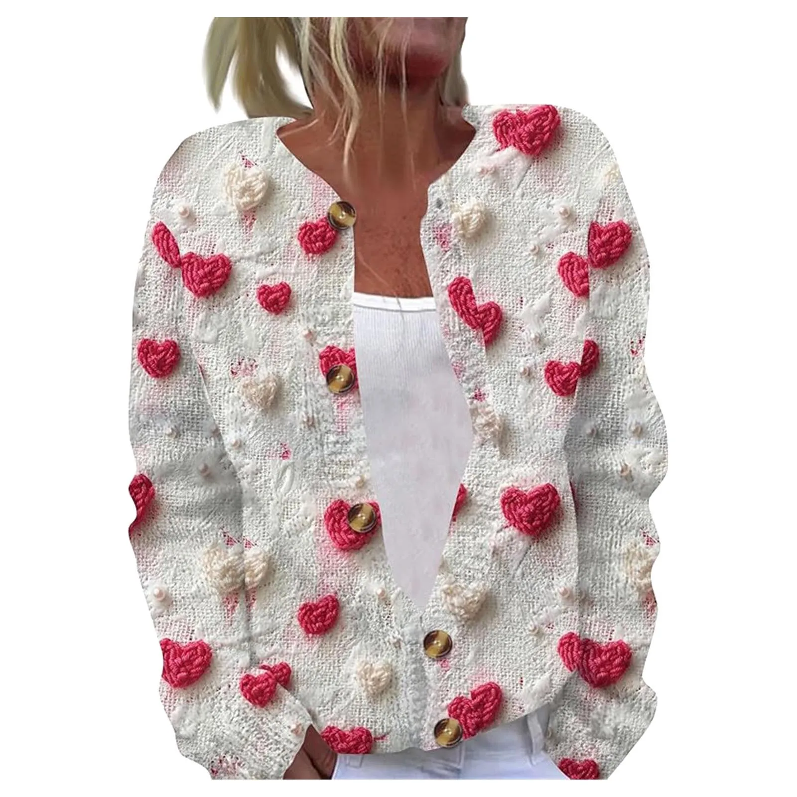 

Women's New Christmas Print Casual Cardigan Coat Rain Jacket Jacket for Women Heavy