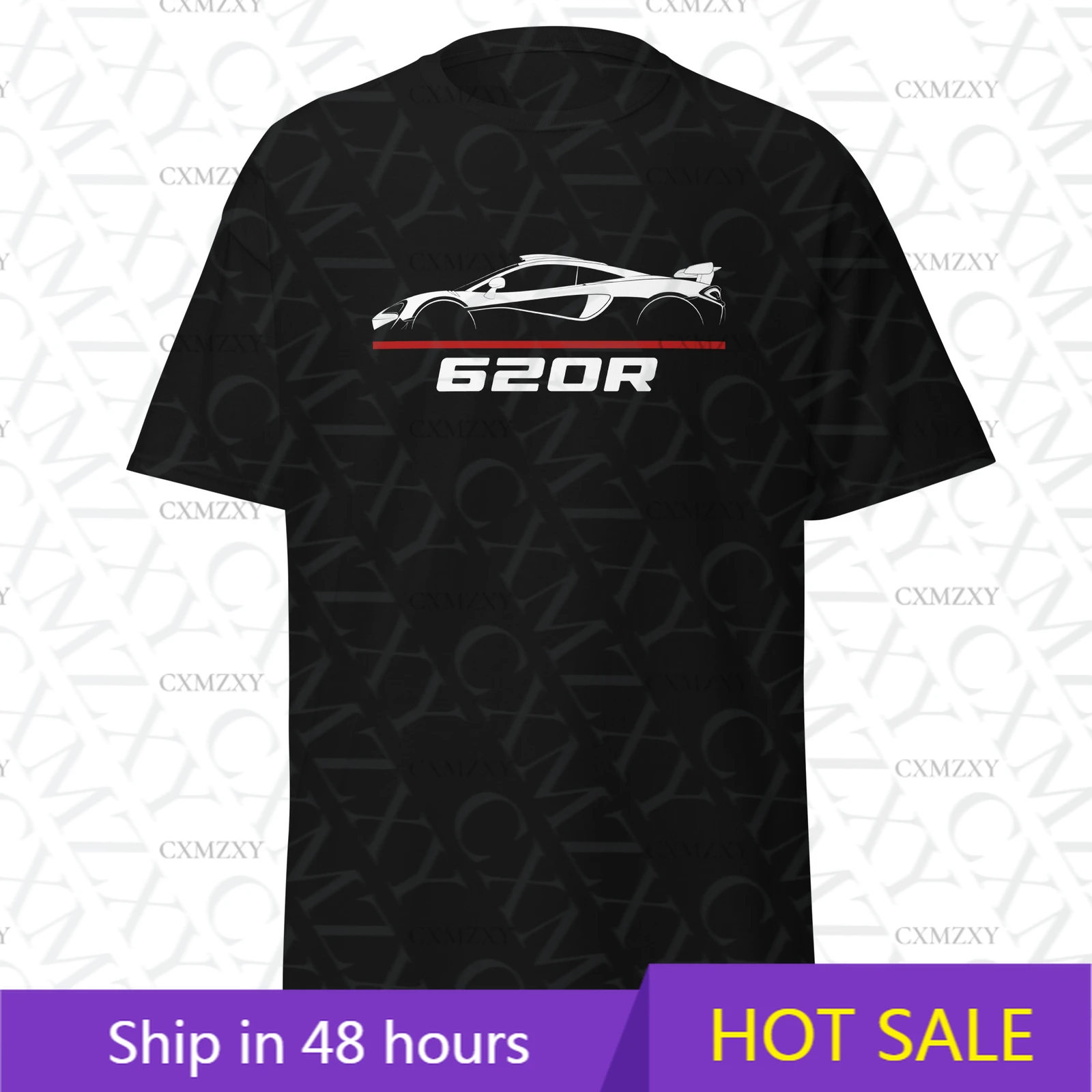 

Car enthusiast short sleeved T-shirt 620R 100% Cotton T Shirt for men and women