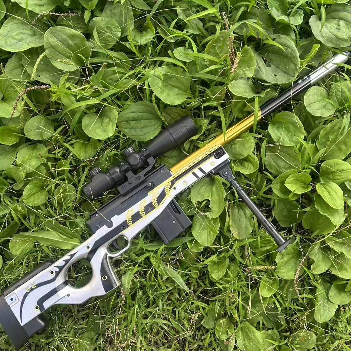 Ręczny pistolet na kulki żelowe Awm Zeala, sztuczny model, możliwość strzelania, zabawka dla chłopców.