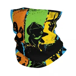 Bandana de motocross unisex pokquest, capa do pescoço, impresso pokemon, envoltório, lenço, multi-uso, balaclava, ciclismo, adulto, inverno