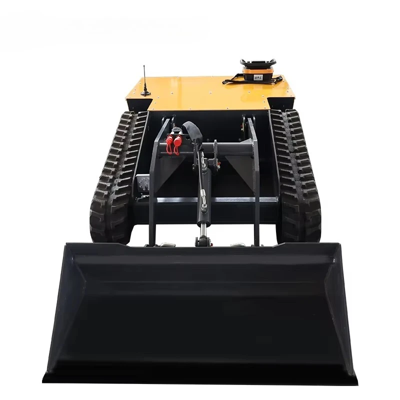 جرافة منزلق صغيرة جديدة مخصصة للتحكم عن بعد معتمدة من CE جرافة انزلاقية كهربائية صغيرة مع الملحقات