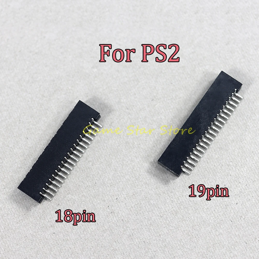 2pcs 18pin 19pin Slot For Playstation 2 PS2 Flexible Ribbon Cable Conductive Film Socket Connector