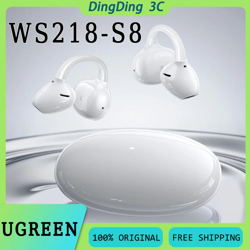 ugreen-s8-wireless-ear-clip-earphone-active-noise-reduction-hi-res-spatial-sound-bluetooth60-ai-translation-open-earbuds-custom