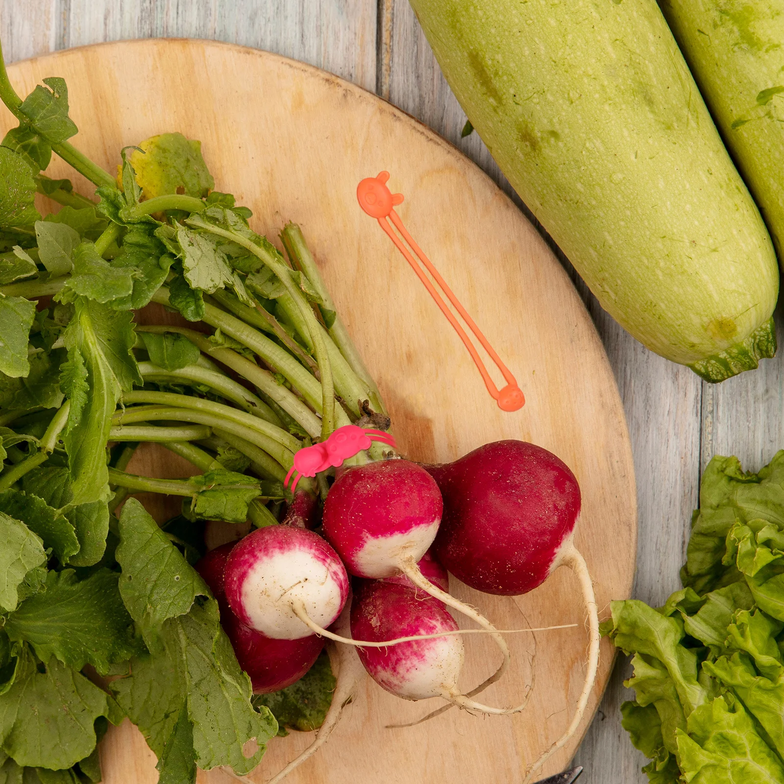 5Pcs Flexible Silicone Bands Elastic Binding Bands for Bento Box Book Cable Organizer Portable Stretchy Kitchen Fixing Straps