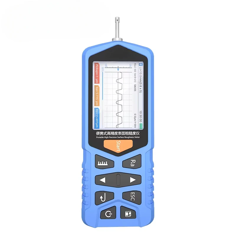 Portable Digital Surface Roughness Tester Profilometer Ra Rz Rq Rt Parameter Metal Surface Roughness Gauge for Industrial