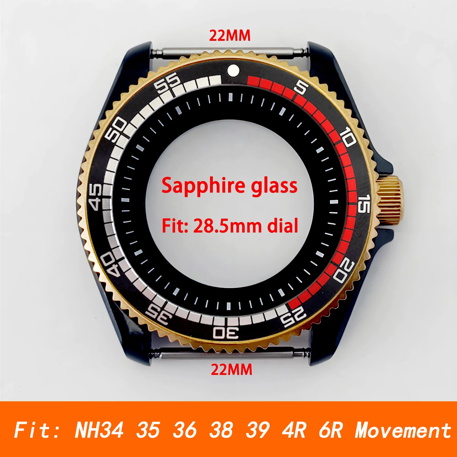 mod-skx007-caja-de-oro-negro-nh35-caja-de-aluminio-con-inserto-de-cristal-de-zafiro-corona-de-cristal-30-caja-de-reloj-de-acero-inoxidable-de-oro-negro