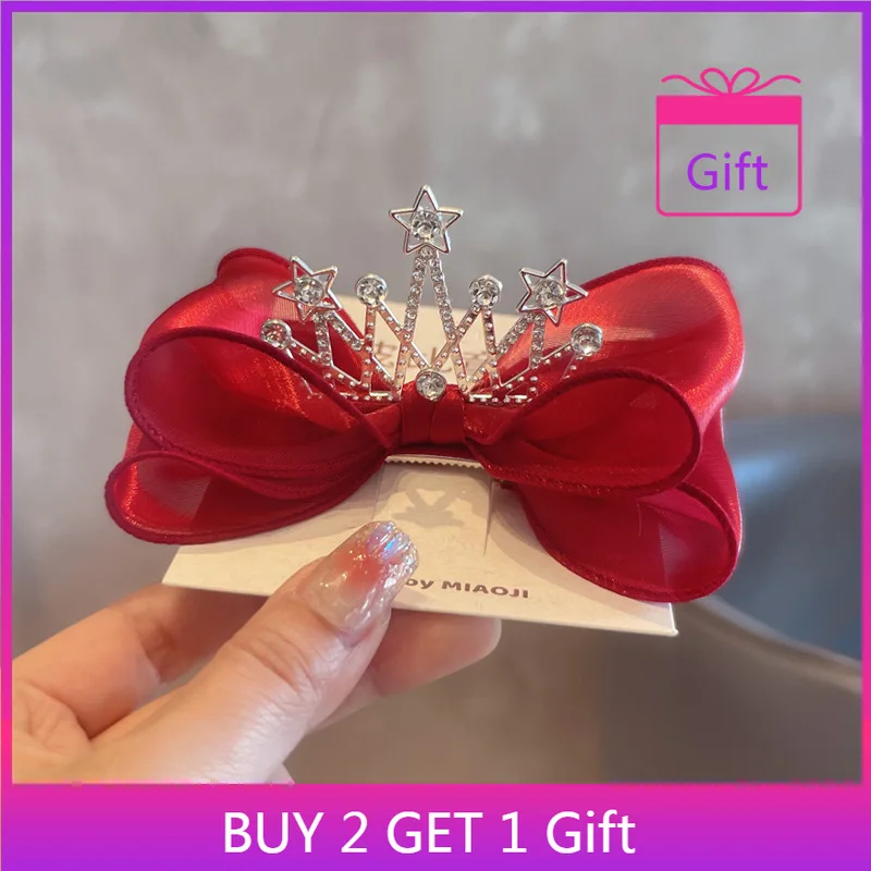 

Тиара для девочек, заколка для волос, корона принцессы для дня рождения, синий, розовый, красный цвет, выбор костюма, платье, реквизит для фотосессии, аксессуары для волос