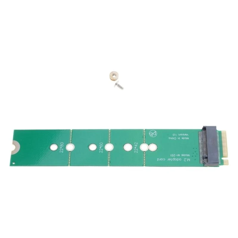 High Performances NVME M-Key/B+M key M.2 PCIE4.0 Adapter Board for NVME SSDs Supports Multiple Size from 2242 to 2280