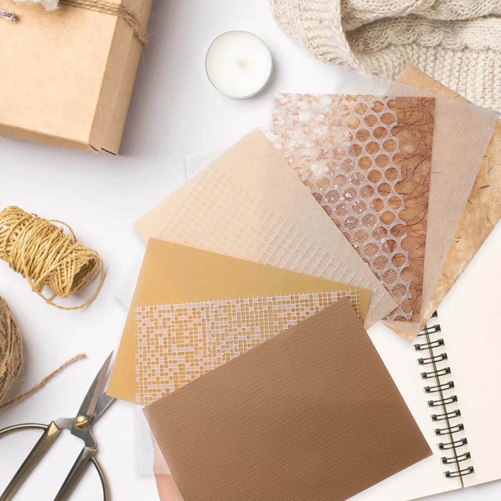 

10 Sheets Scrapbook Craft Paper Decorative Paper for DIY Journal Diary Scrapbooking Supplies Scrapbooking Supplies
