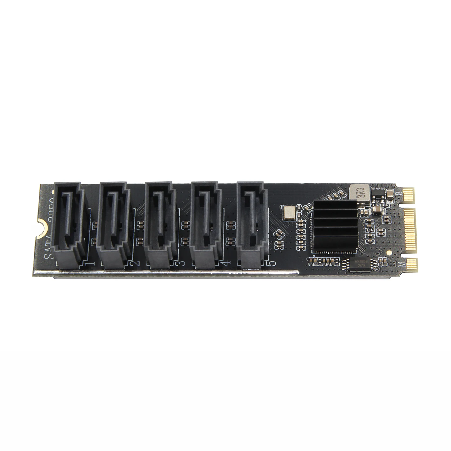 

M2 to 5-Port SATA 6Gb/s Expansion Card (PCIe 3.0) Compliant with SATA Revision 3.2 Support Windows 7/8/8.1/10/Linux-base OS