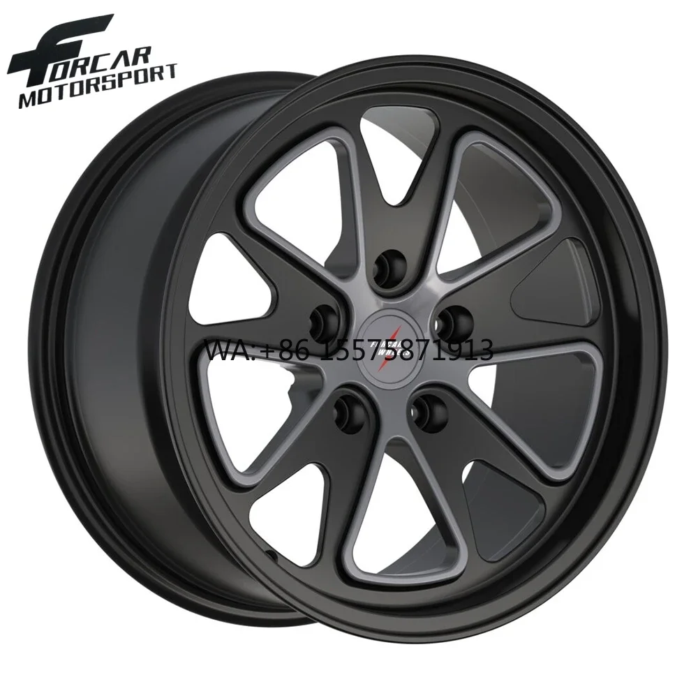 

Forcar 4*4 Gloss Black Lighting Weight Factory Aftermarket 18 19 20 Inch T6061 Factory 5*112 5*114.3 5*120 Forged Wheels