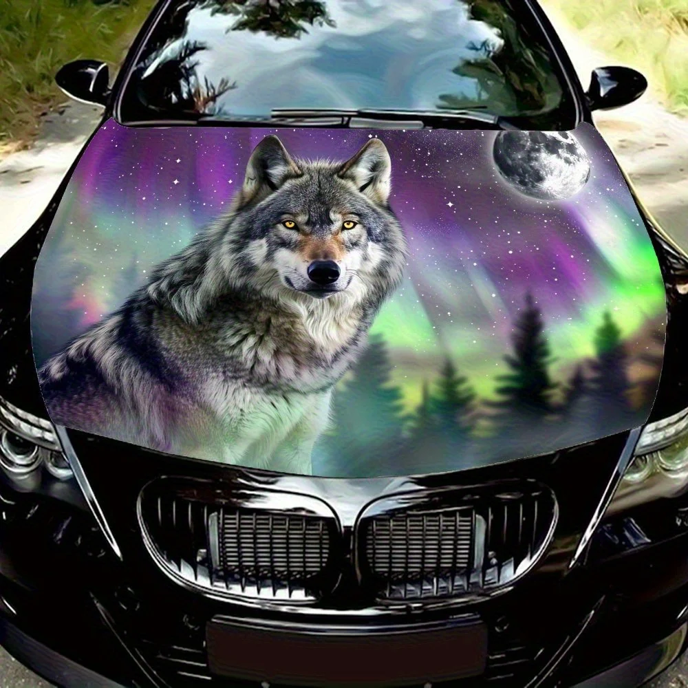 

Наклейка на капот автомобиля Aurora and Timberwolves, прочный материал ПВХ, самоклеящаяся для автомобилей, мотоциклов, грузовиков - подходит, Artisti