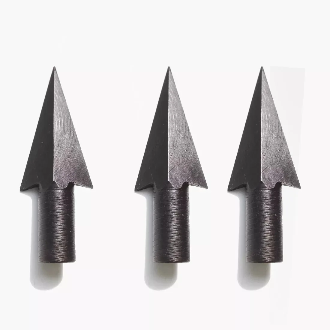 3/6/12pcs ID 8mm Traditional Broadheads Arrowheads Tips Arrow Metal Points Bow Hunting Archery