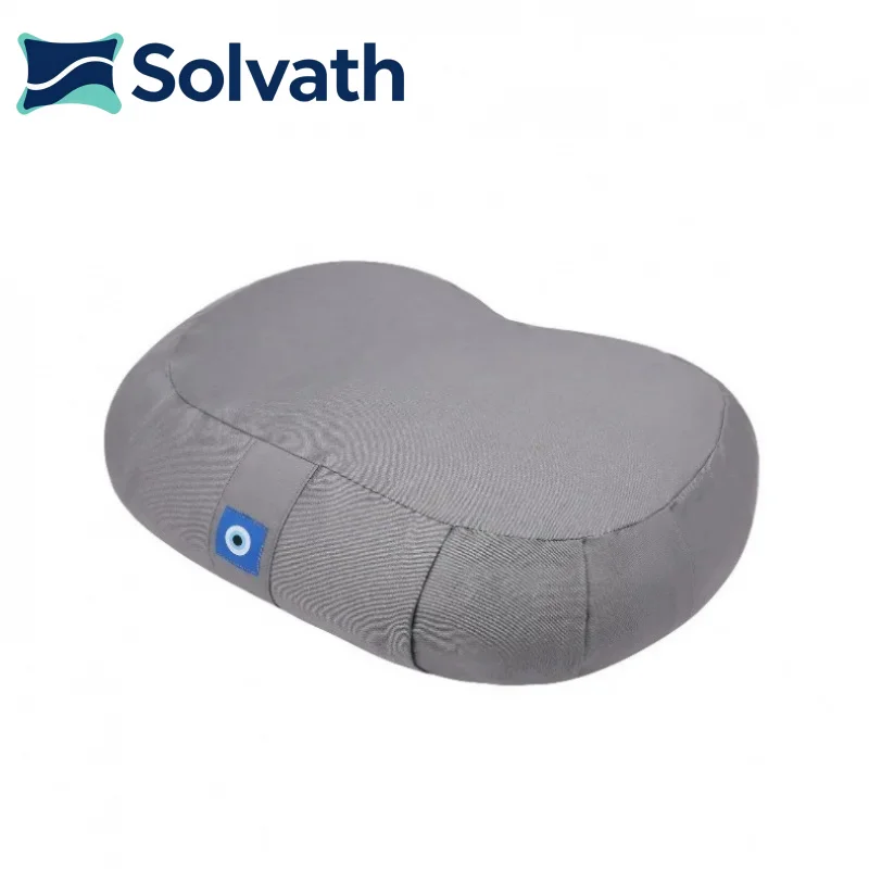 Solvath Crescent Shape Buckwheat Filled Meditation Zafu Cushion Multi Color Optional Yoga Sitting Pad