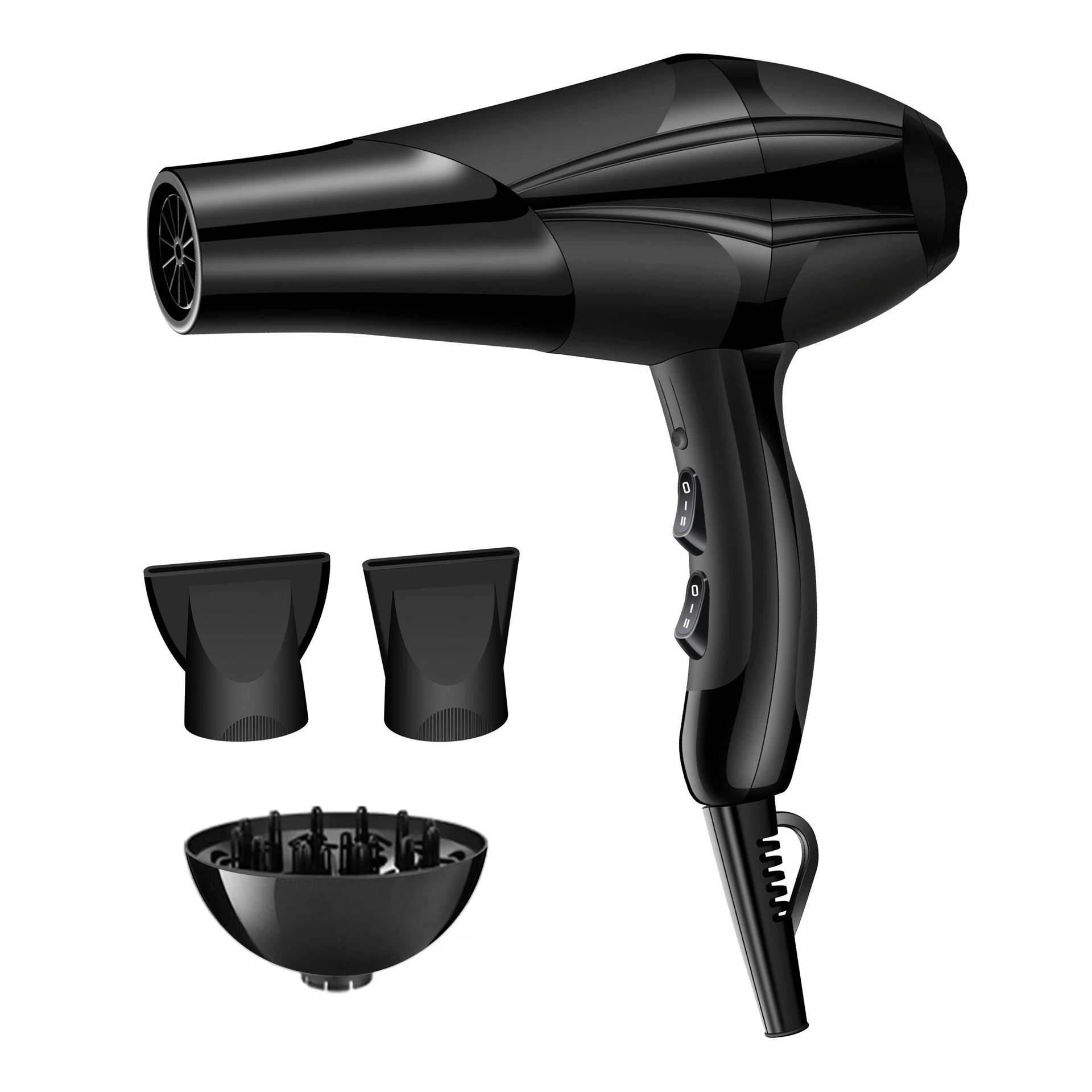 Hair dryer, high power, blue light, strong airflow, negative ions, constant temperature, hair protection, fast-drying hair dryer