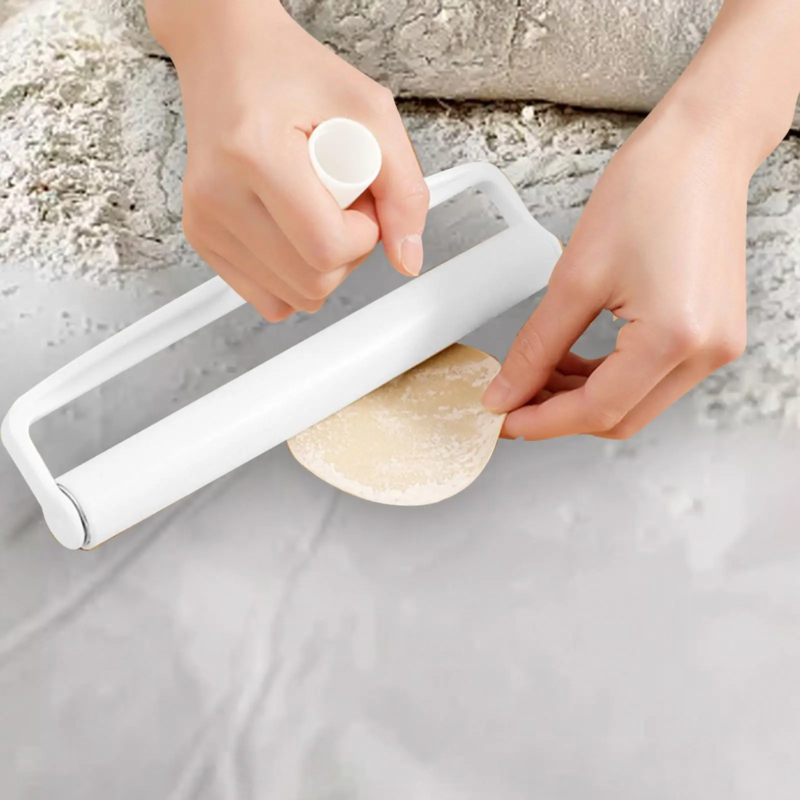 Baking Rolling Pin Durable Pizza Roller Baking Kitchen Utensils T Shape Pastry Roller for Pizza Cookie Bread Baking Fondant