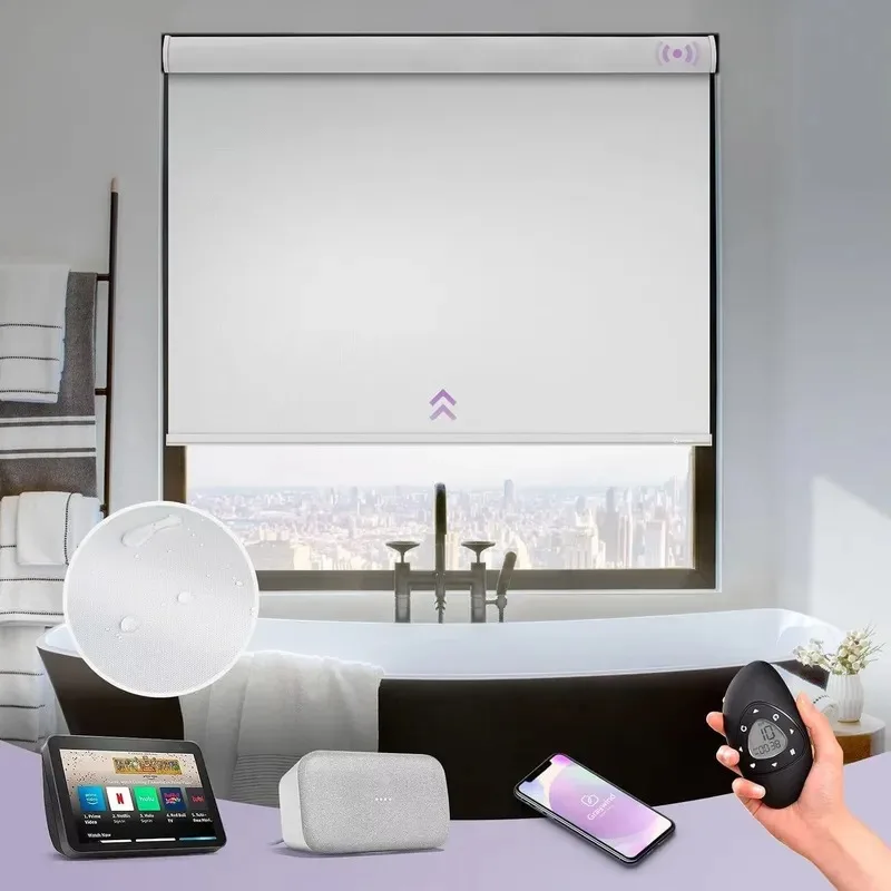 Outdoor Shades Smart Blinds for Porch Terraces Compatible with Remote Control