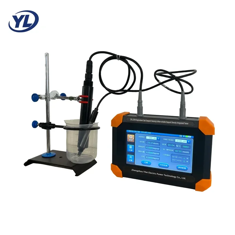 ZYL-SYH Handheld Insulator Salt and Ash Density Tester ESDD NSDD Meter Printing USB Excel Export 1000 Records