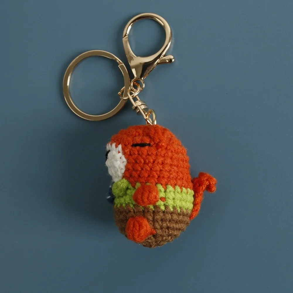 Nouveau Capybara Capybara tricoté à la main dessin animé pendentif Crochet sac accessoires Crochet porte-clés pour