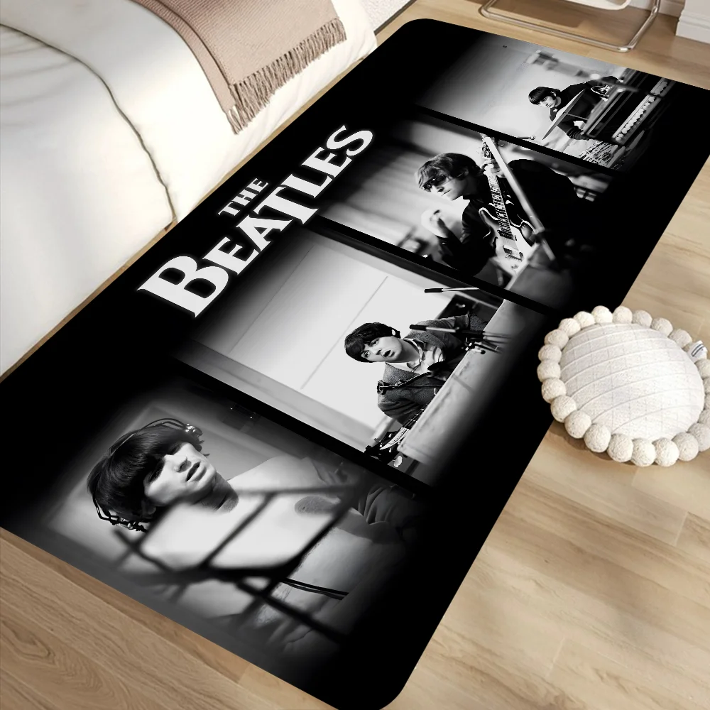 

Vintage Famous Rock Band T-he-b-beatles Bathroom Mat Laundry Room Mat Laundry Decor Balcony Child Living Room Toilet Rug