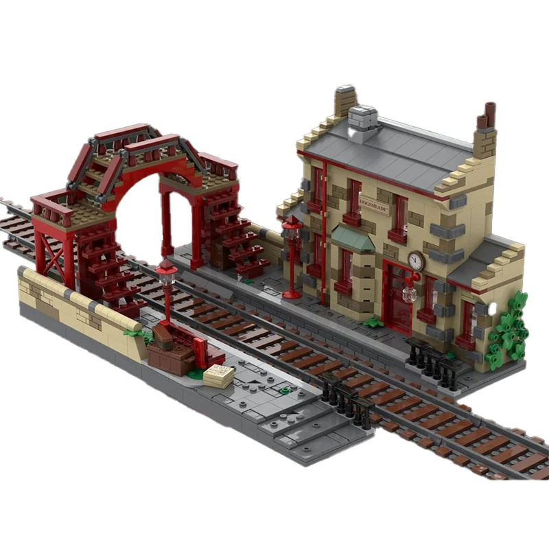 سلسلة مشهد الفيلم الشهير محطة مترو الانفاق MOC الطوب الفني لتقوم بها بنفسك اللبنات تجميع ألعاب البناء لهدايا ألعاب أطفال #2