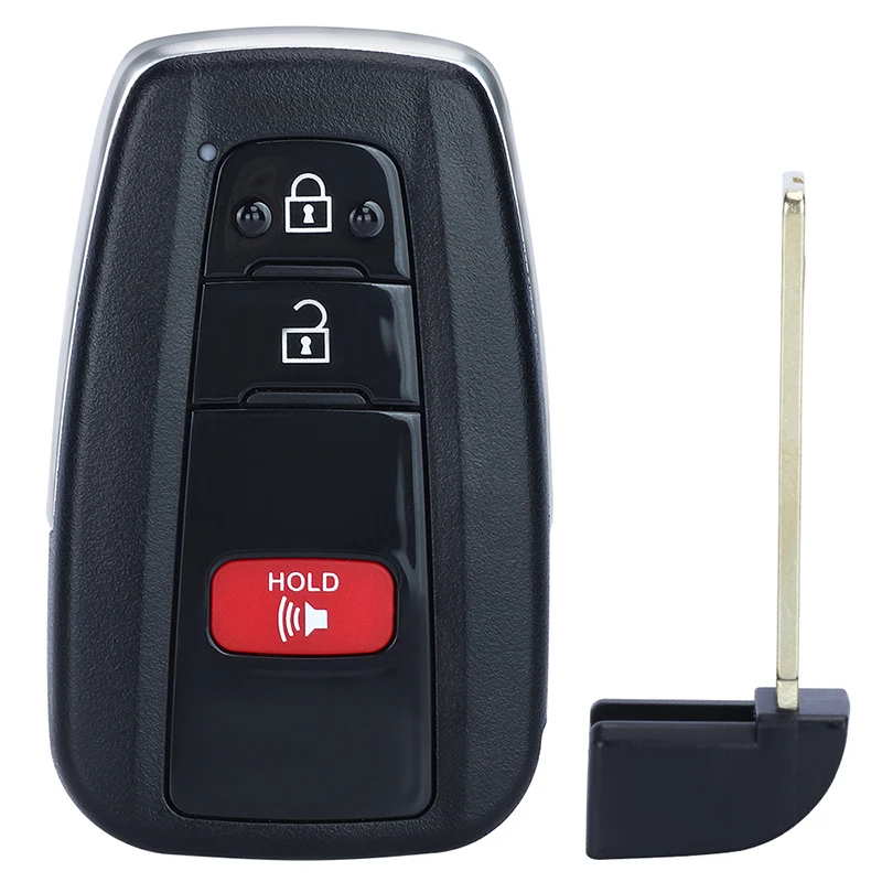 KEYECU 3 pulsanti 314.3MHz per Toyota 4runner RAV4 Prius 2021 2022 2023 Auto Smart Remote Control Key Fob 231451-3450 HYQ14FLA