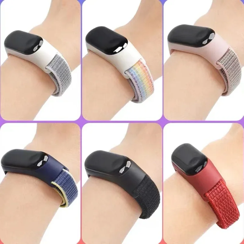 حزام نايلون حلقي لسوار Mi ، حزام ساعة ، سوار رياضي ، Correa Miband ، سوار معصم ، 7 6 5 4 3