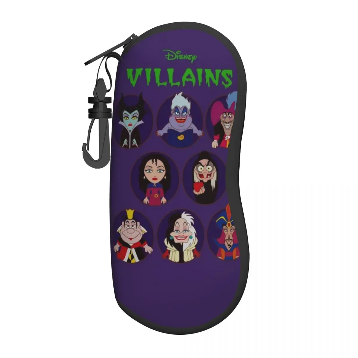 Cartoon Villains Glasses Case Fashion Captain Hook Evil Queen Sunglasses Storage Box Anti-Pressure Eye Contacts Case