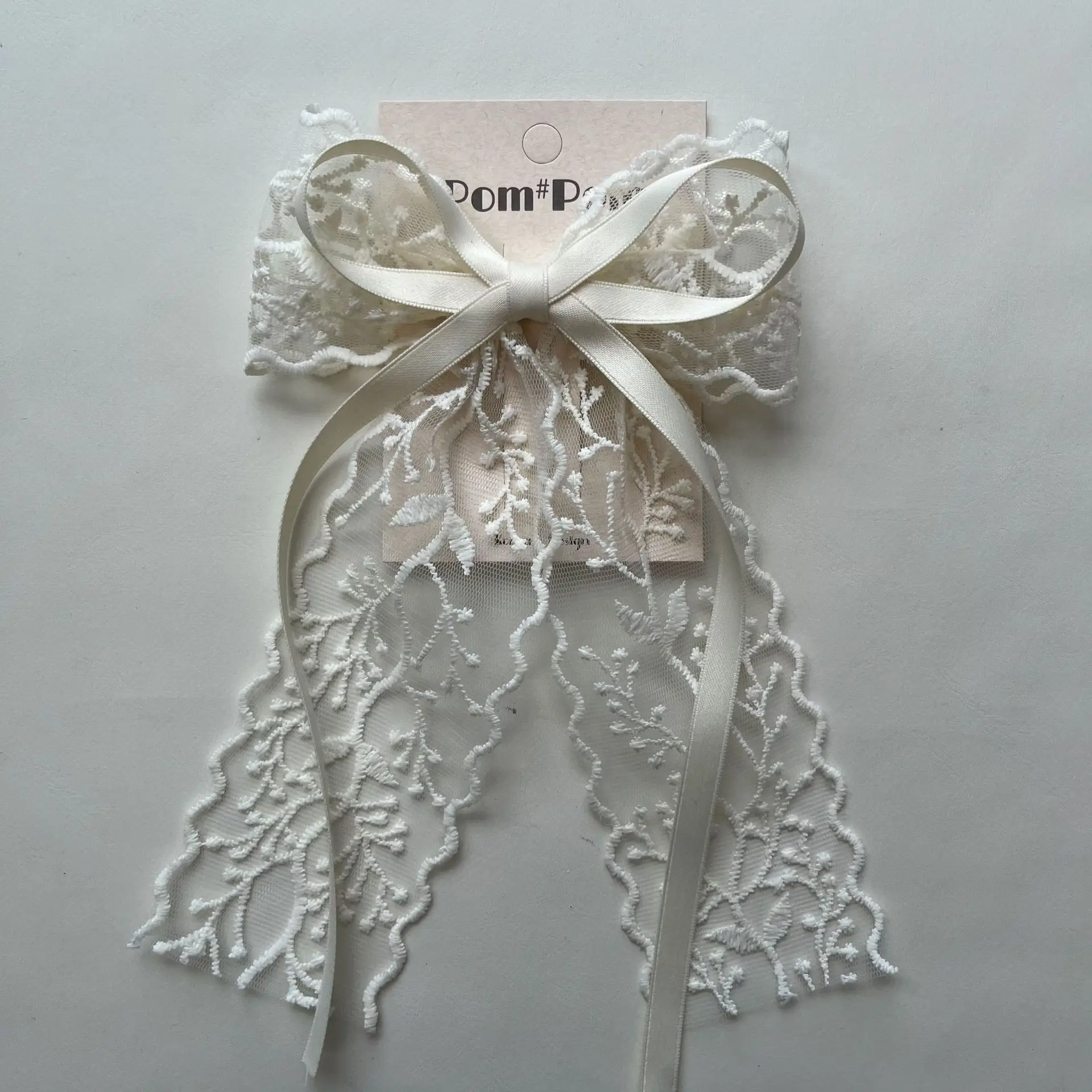 

20 PCS/Lot, Fashion Lace Bow Hair Clips For Women Girls Sweet Ponytail Hair Barrette Accessoires