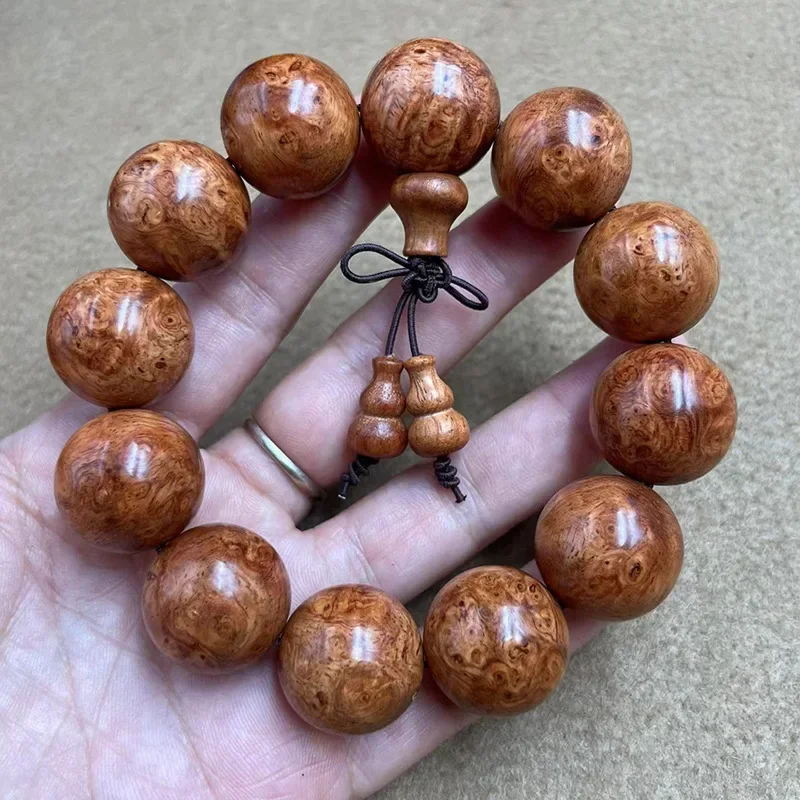 Hainan Scented Rosewood Bracelet Buddha Beads Crafts Texture Super Exquisite Stall Live Supply Hot Products Manufacturer One Pie