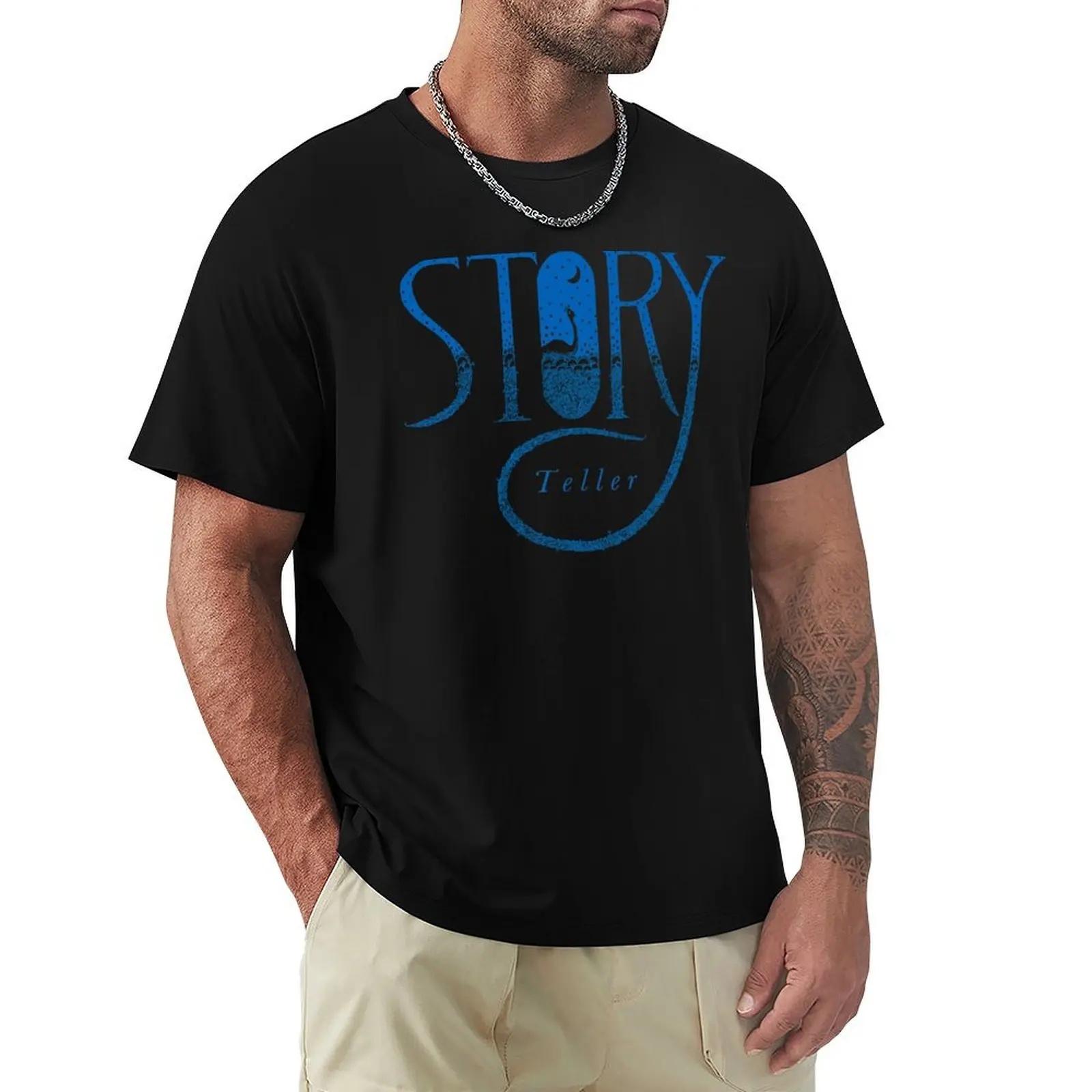 Story Teller T-Shirt Fashion Print Casual Short Sleeve