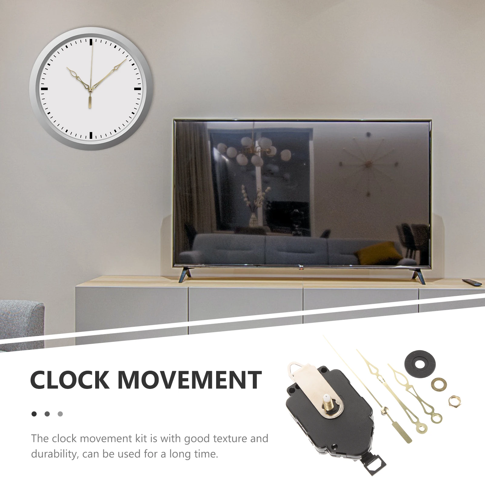 1 Set Clock Movement DIY Quartz Watch Silent Wall Hands Pointer Set Clockwork DIY Watches Repair Parts Mechanism Accessories