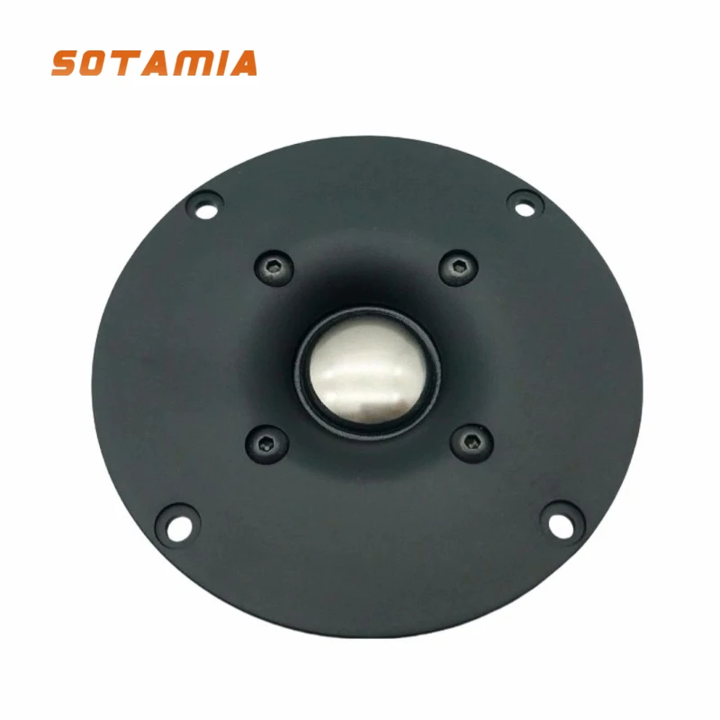 SOTAMIA 1PCS Imported 4-inch Titanium Film Tweeter with Magnetic Liquid 8 Ohm 60W Family KTV Speaker Audio Tweeter Speaker