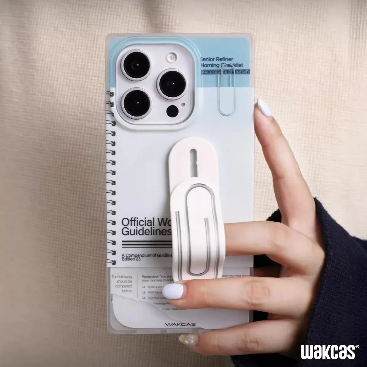 

Кронштейн-держатель для телефона Waterdrop Paperclip Band Aid: портативная настольная подставка, высококачественный мультяшный дизайн, клейкое крепление, отличная фиксация