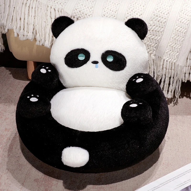 Cartoon China Panda Sitting Cushion Office Chairs Seat Cushion Tatami Bedroom Floor Cushion Lazy Sofa Seat Decorative Pillow