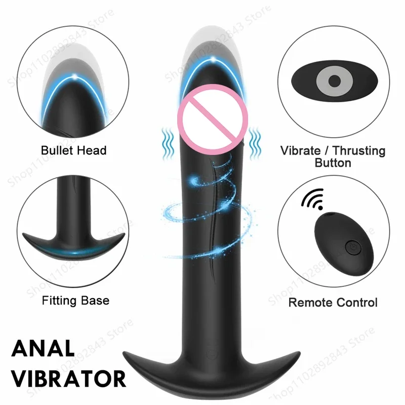 Vibrator To For Men Anal Vibrator Body Glass Butt Plug Masturbator Cup Sexy Toys Bd Kit Dilator Anaĺ Xxl Bondage Equipt Toys