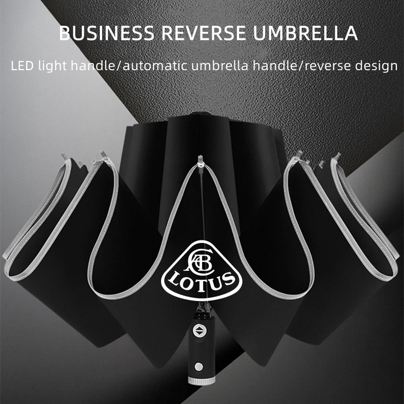 Automatic Umbrella Reverse Led Light Umbrella FOR Lotus EVORA GT4 GT430 S EUROPA Esprit Europa EXIGE Accessories