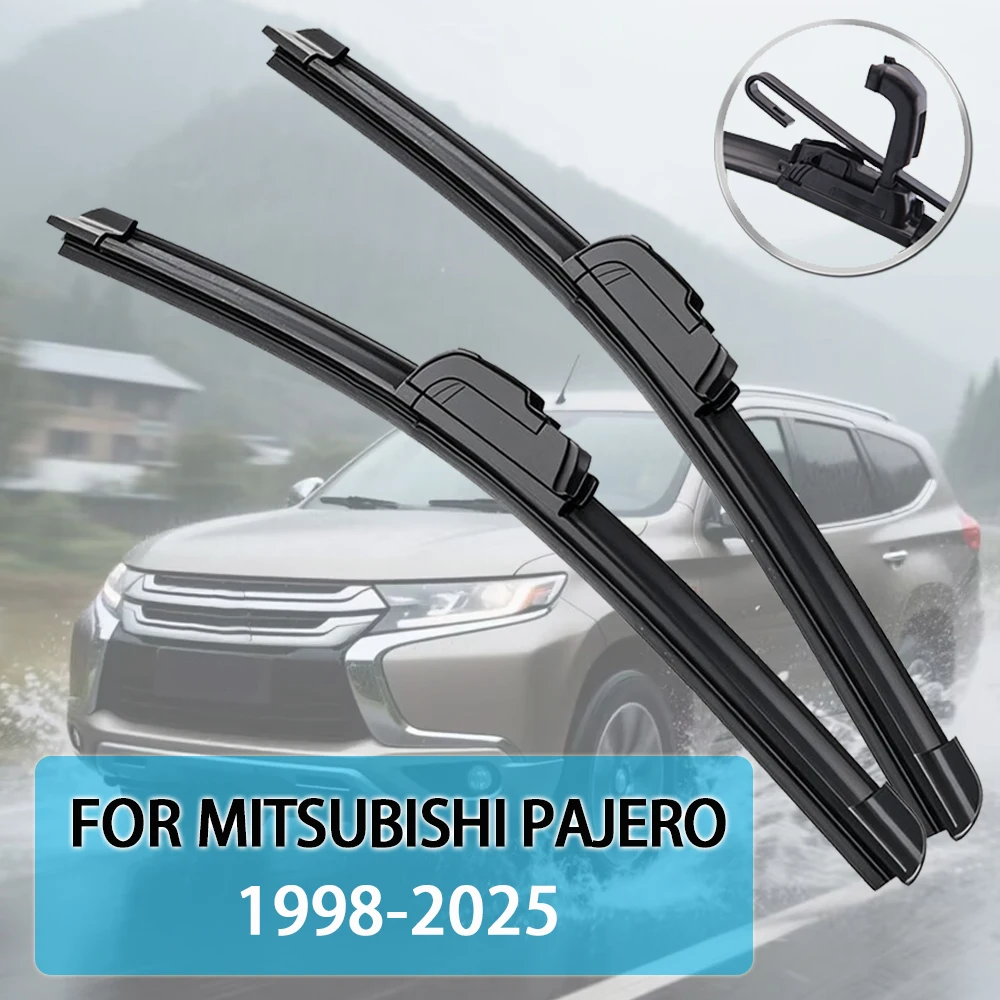 Auto Wischer Klinge Für Mitsubishi Pajero (Montero Shogun Mini) 1999-2025 Windschutzscheibe Gummi Refill Frontscheibe Wischer Auto zubehör