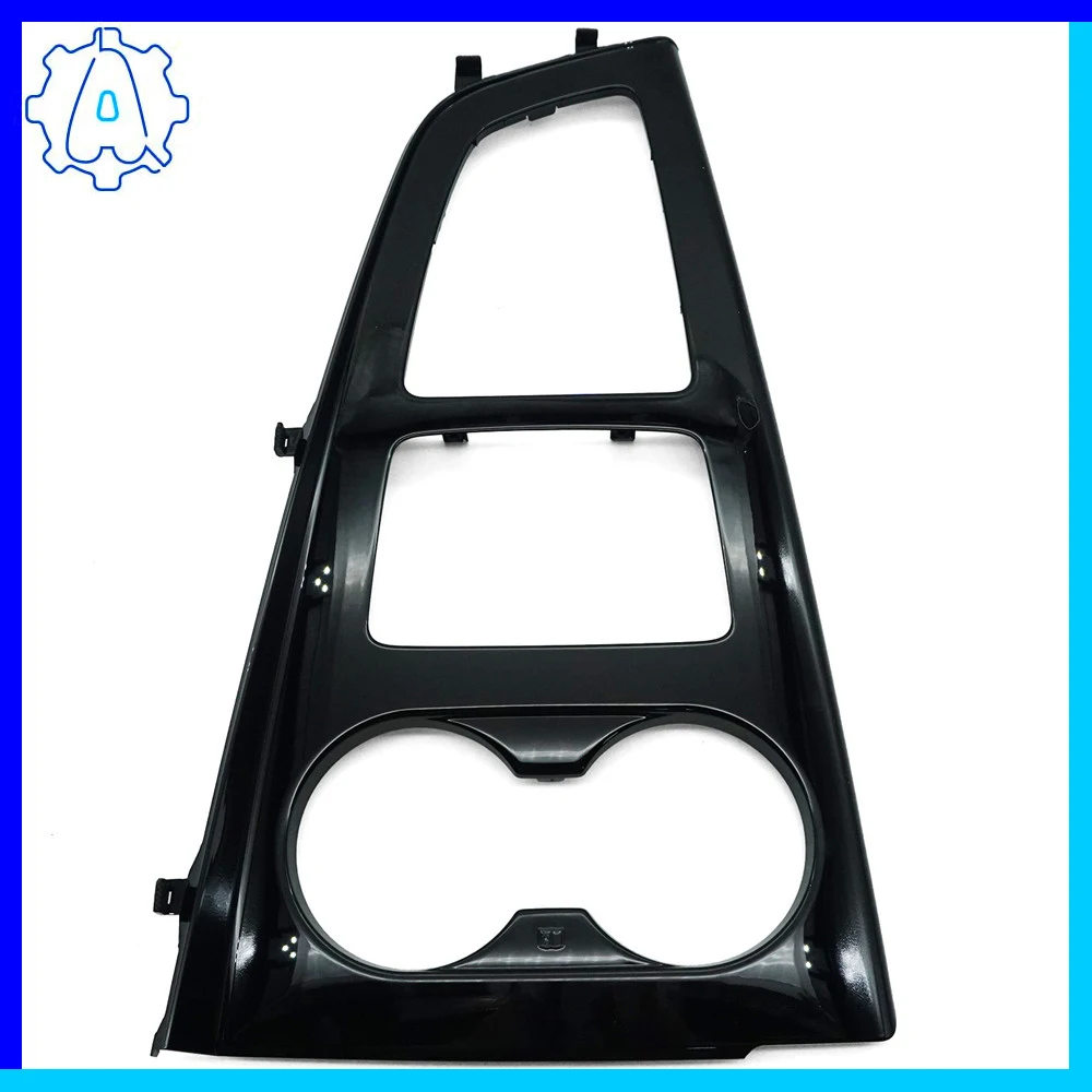 

For Audi A4 B9 painted black center console shift panel decorative frame 80D 864 241 B 80D864241B, Car Accessories
