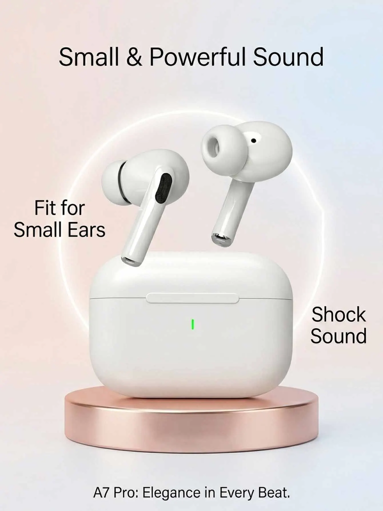 A7 pro Wireless Earbuds Bluetooth Headphones TWS HiFi Sound Gaming Sports Running Earphone Charging Case for iPhone