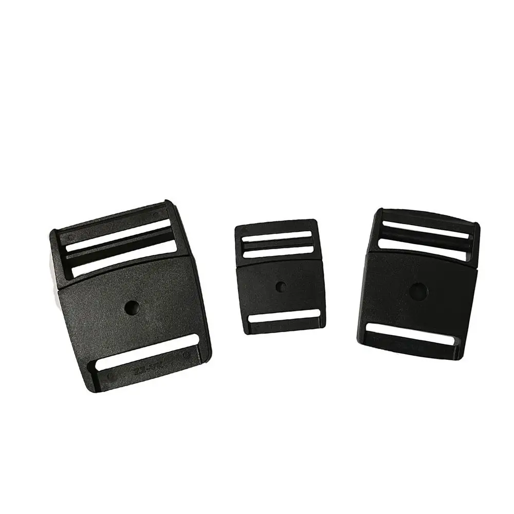 10pcs High Quality Plastic Curved Buckle Lock Black&White Safety Buckles Paracord Bracelet Lock Outdoor Tool